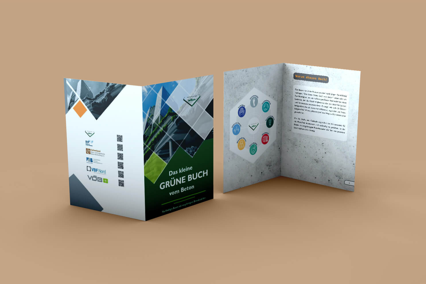 Digitaler Flyer "Das kleine grüne Buch vom Beton"